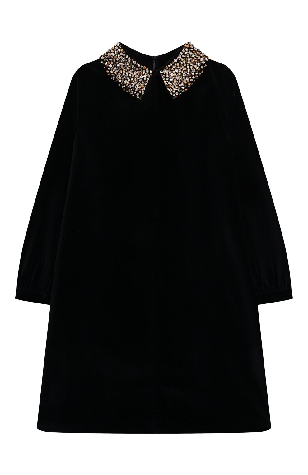 Бархатное платье IL GUFO, арт. A24VL595V0016/10A-14A, фото 2