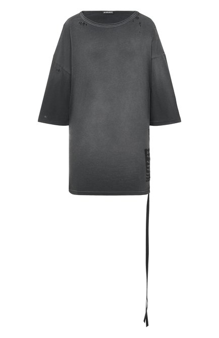 Женская хлопковая футболка ANN DEMEULEMEESTER, арт. B0013244/FA637