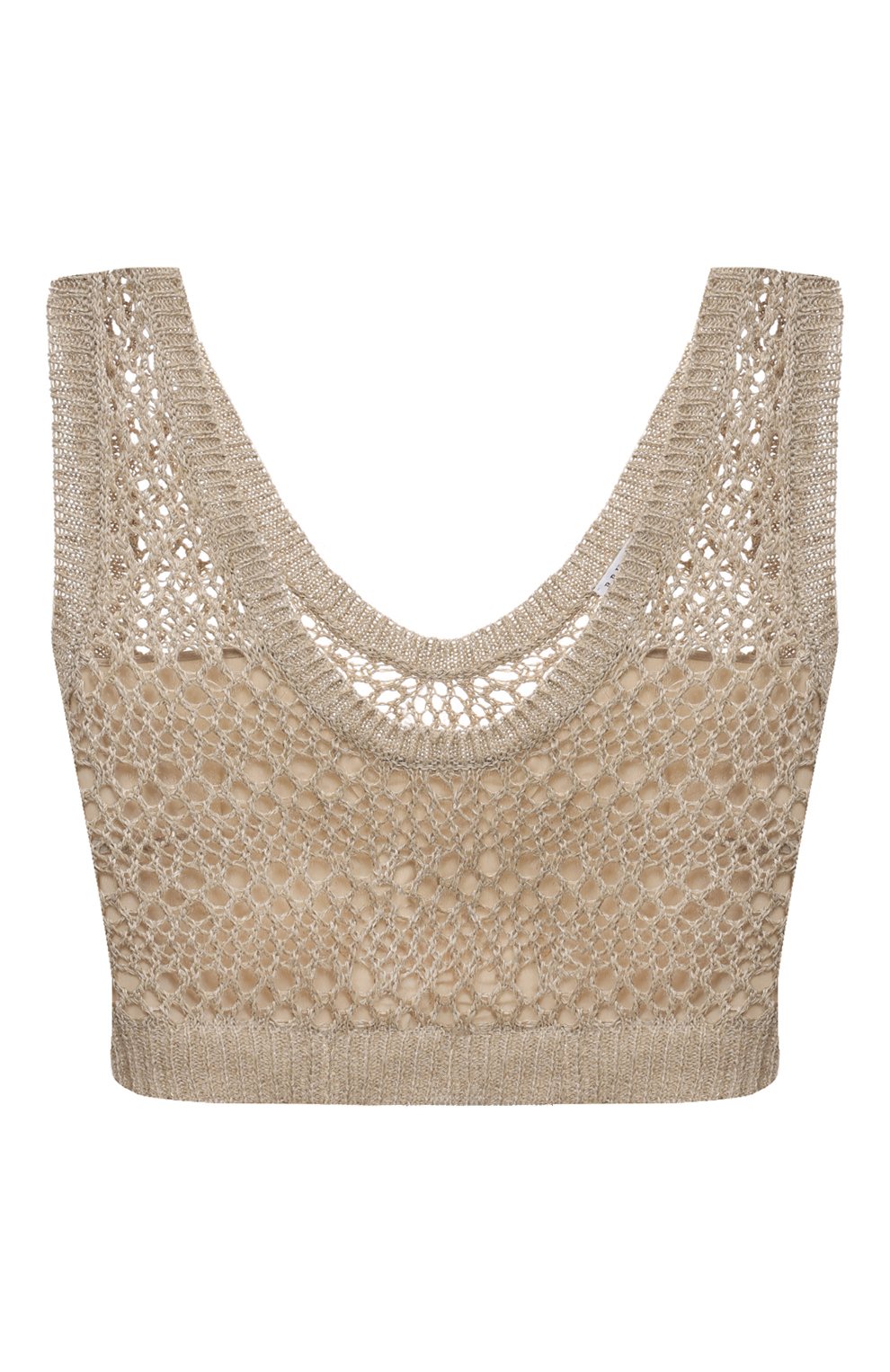 Топ изо льна и шелка BRUNELLO CUCINELLI, арт. MRA58B1366, фото 1