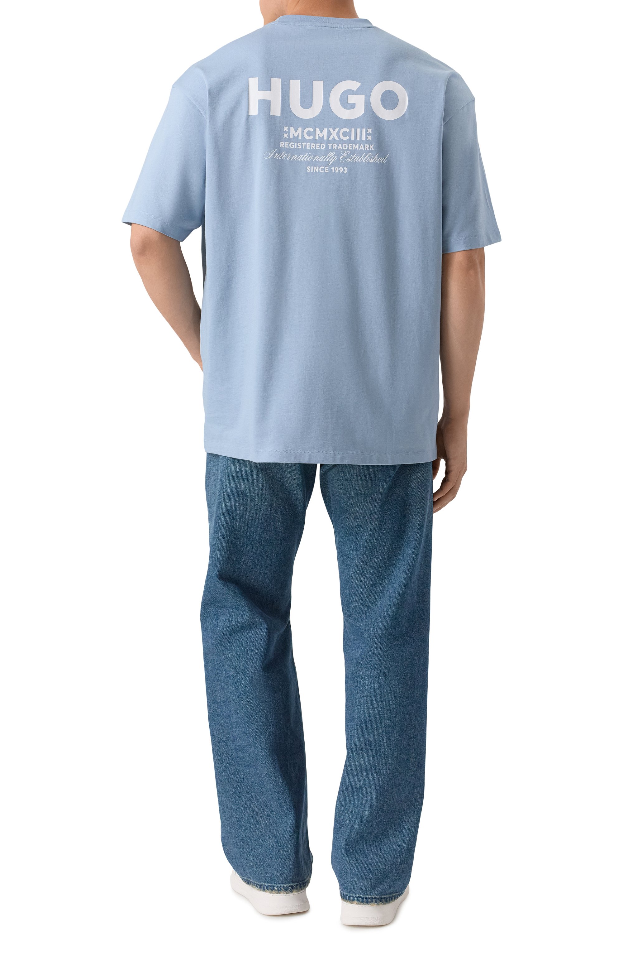 Хлопковая футболка HUGO BLUE, арт. 50509776, фото 2