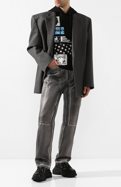 Комбинированные кроссовки triple s BALENCIAGA, арт. 536737/W2FA1, фото 2