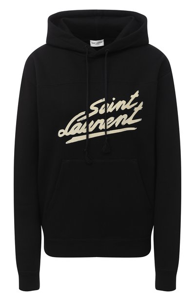 Женский хлопковое худи SAINT LAURENT, арт. 631826/YBVB2