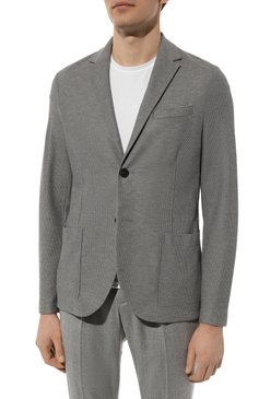 Хлопковый пиджак HARRIS WHARF LONDON, арт. C8P22PPR, фото 4