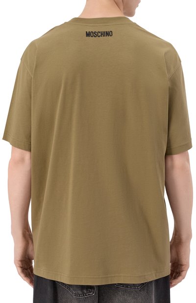 Хлопковая футболка MOSCHINO, арт. A0717/5241, фото 4
