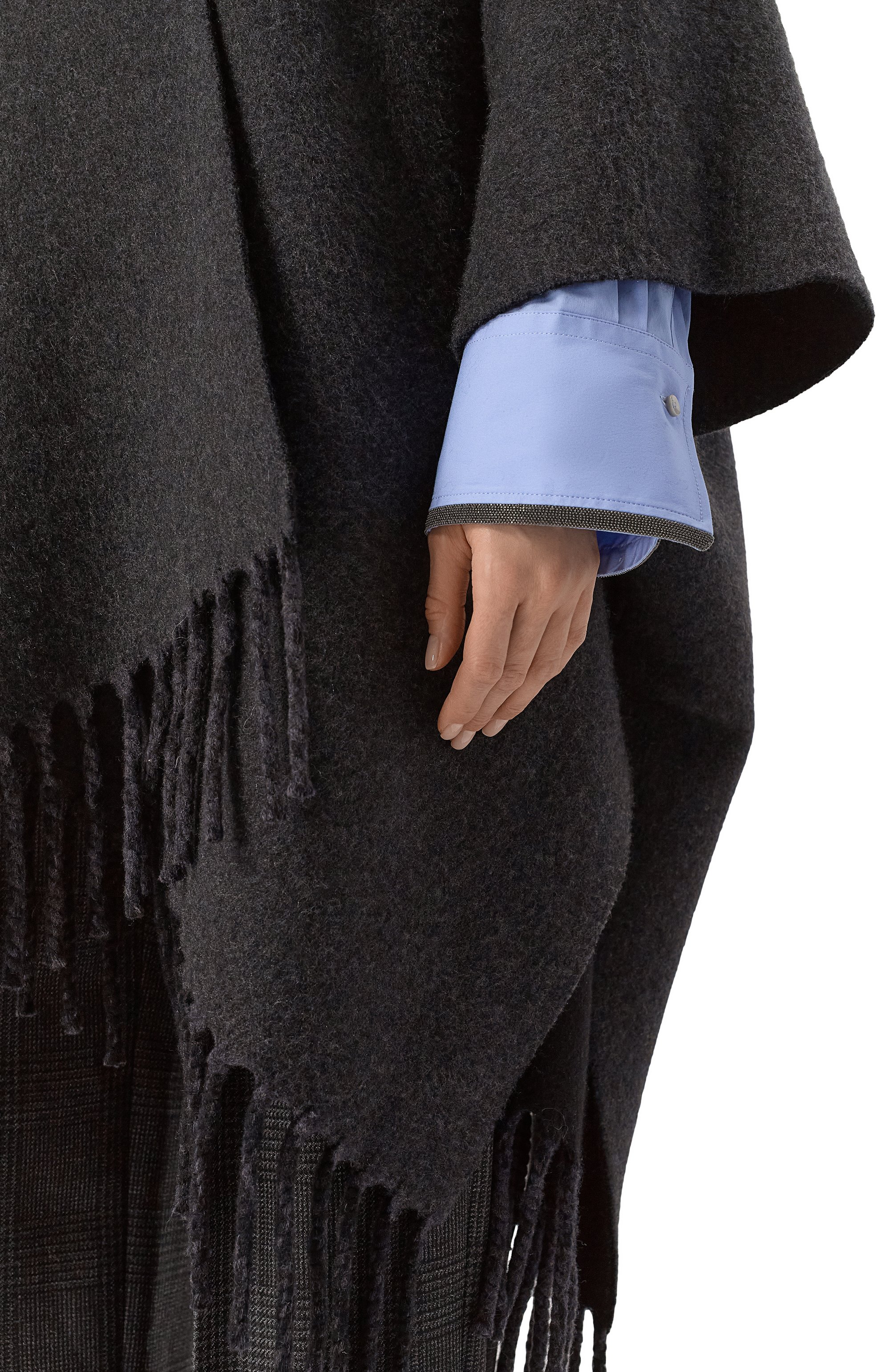 Пончо из шерсти и кашемира BRUNELLO CUCINELLI, арт. MSCDAGP42, фото 5