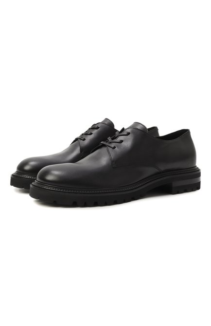 Мужские кожаные дерби GIORGIO ARMANI, арт. GM002316/AF20410