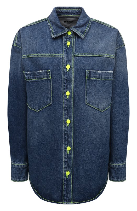 

Джинсовая рубашка MSGM, Синий