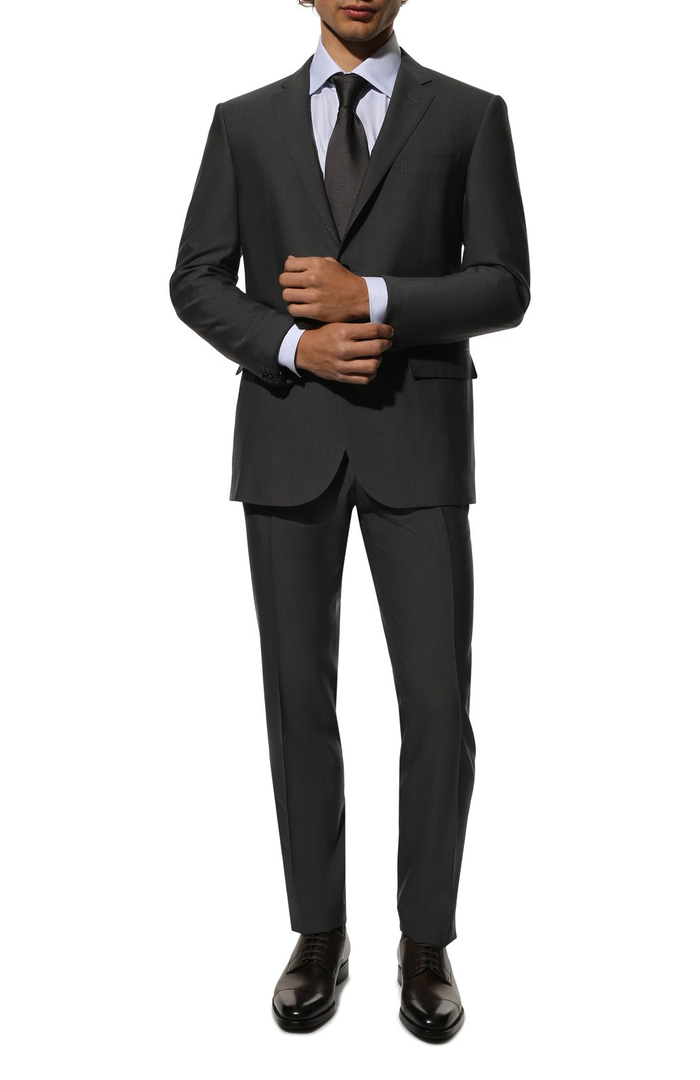 Хлопковая сорочка ZEGNA, арт. 301504/9RS0GS, фото 2