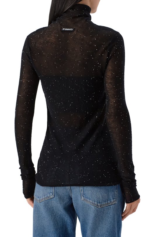 Шерстяная водолазка Pinko 105821/A2PM Чёрный  105821/A2PM Фото 4