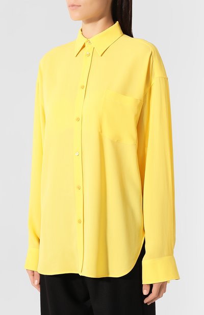 Шелковая рубашка BALENCIAGA, арт. 595040/TGN04, фото 3