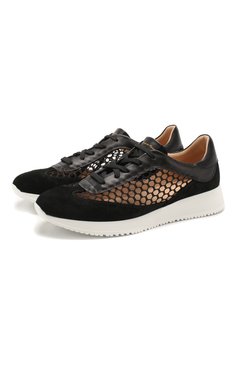 Кожаные кроссовки speedster GIANVITO ROSSI, арт. S25170.W1WHT.SGFNENN, фото 1