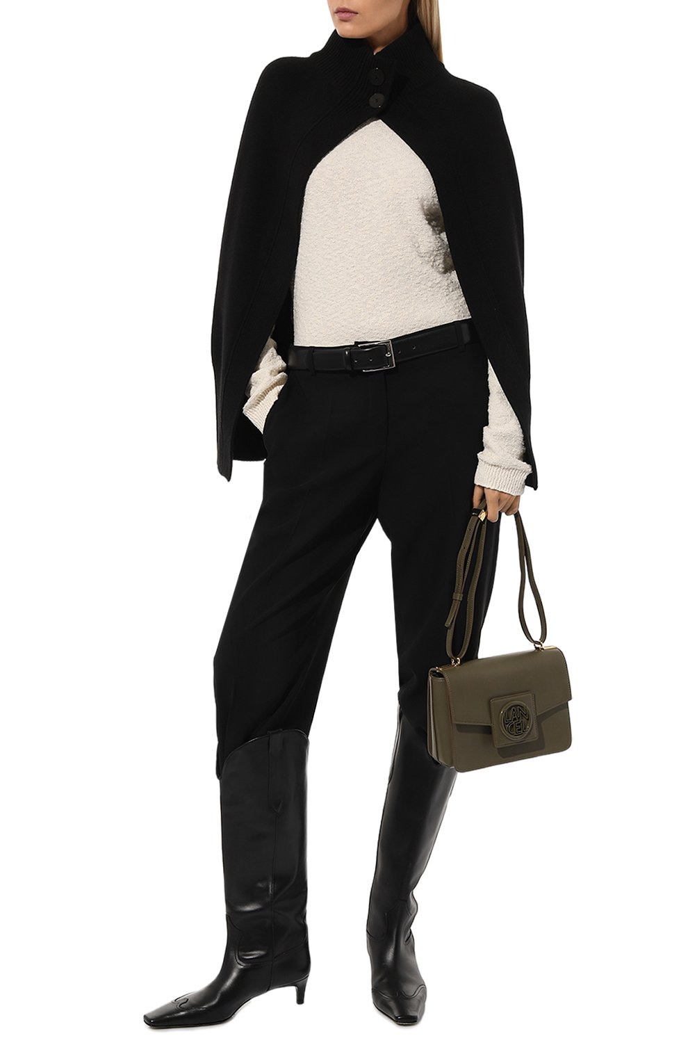 Сумка roxane LANCEL хаки цвета по цене 59600 руб., арт. A12073, фото 7 Сумка roxane LANCEL, арт. A12073, фото 7