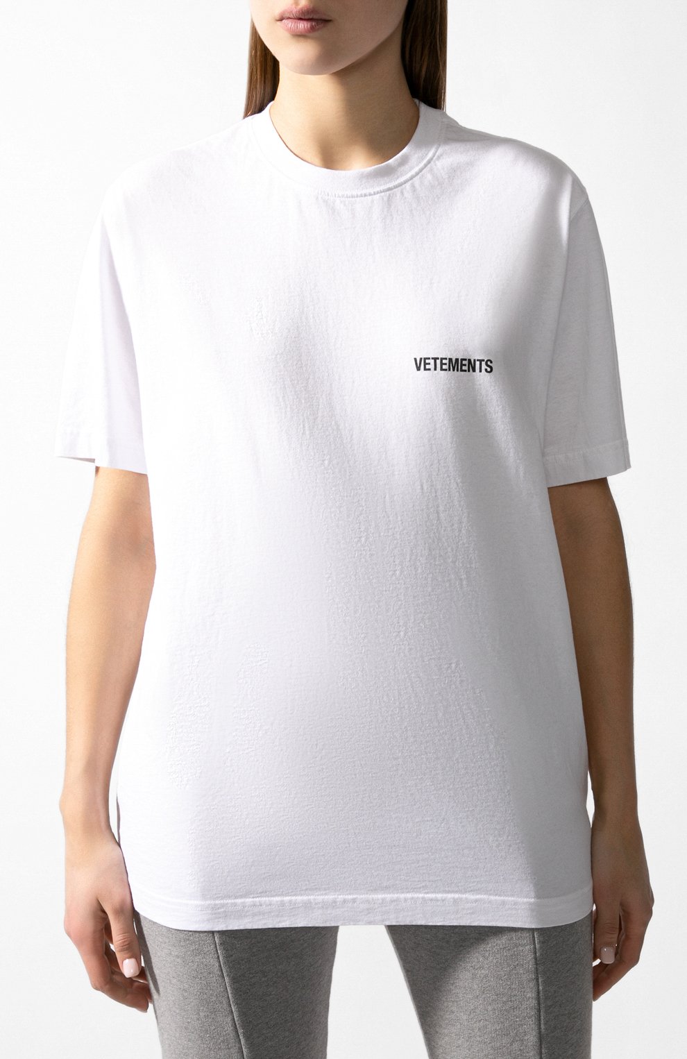 Хлопковая футболка VETEMENTS, арт. UAH21TR501 1600/W, фото 3