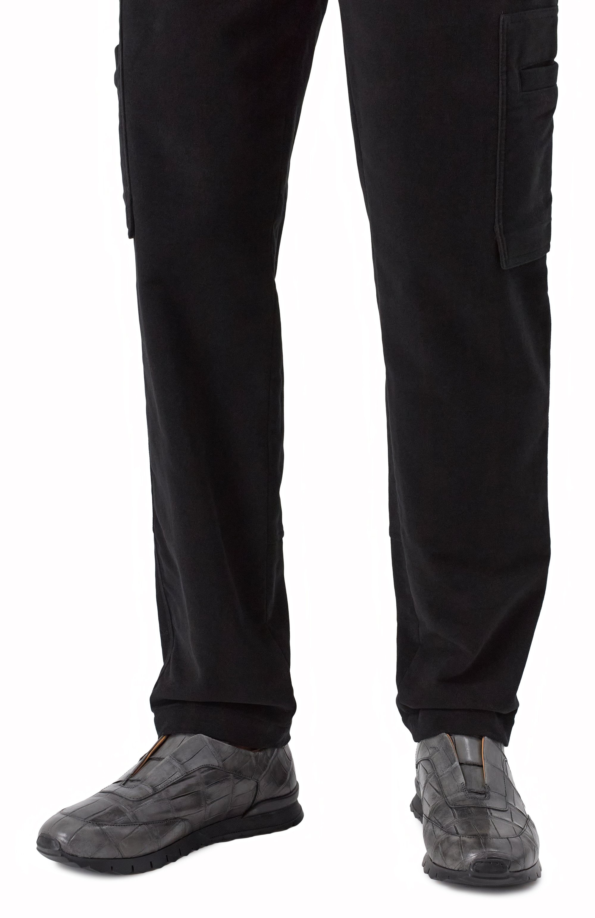 Кроссовк�и из кожи аллигатора KITON, арт. USSA107N0010220000, фото 3