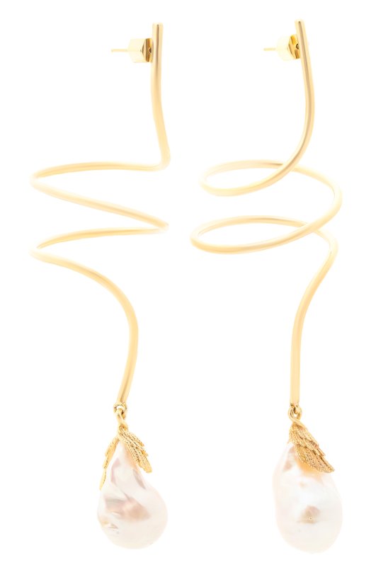 Серьги Drowning To Embrace Caviar jewellery DTE012 Жёлтый  DTE012 Фото 3