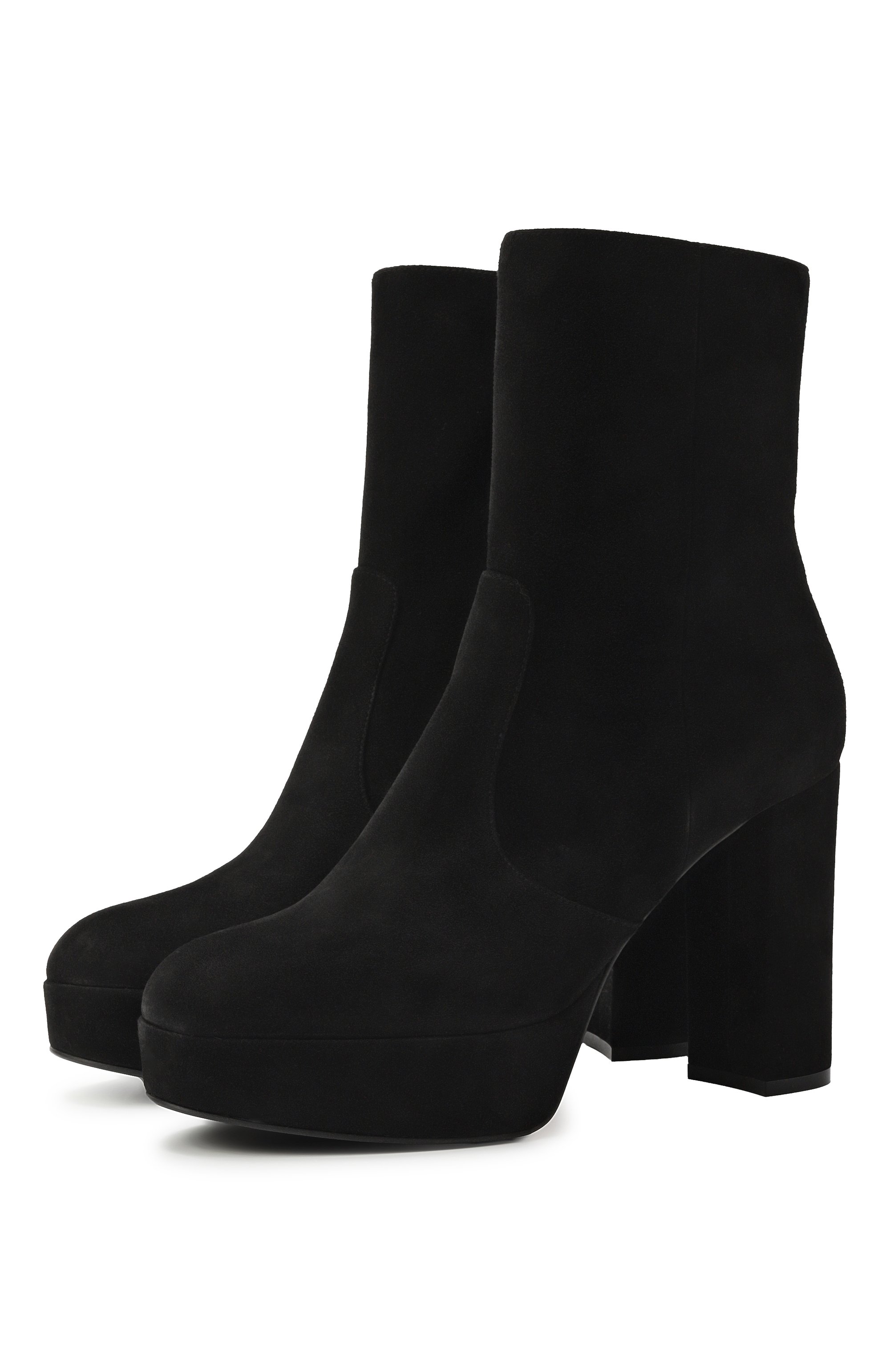 Замшевые ботильоны daisen GIANVITO ROSSI, арт. G72987.70RIC.CASNER0, фото 1