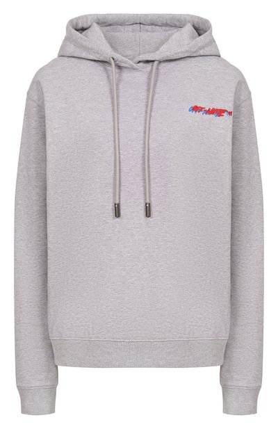 Женский хлопковое худи OFF-WHITE, арт. 0WBB035S26FLE001