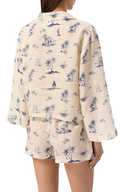 Льняная блузка MANEBI, арт. L81FJ, фото 4