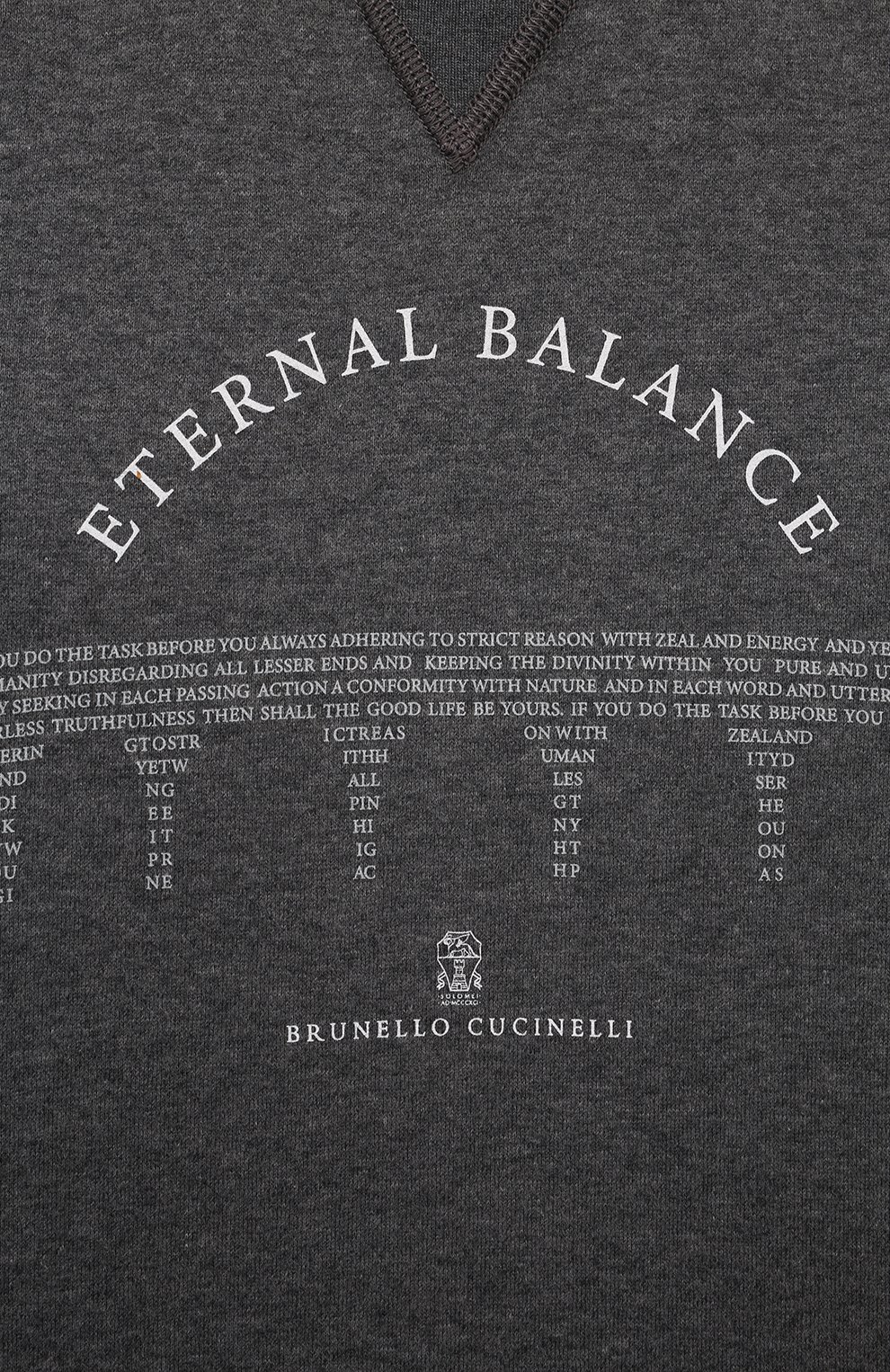 Хлопковый свитшот BRUNELLO CUCINELLI, арт. BM836E177A, фото 3