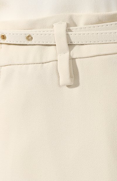 Брюки с поясом REDVALENTINO белого цвета по цене 58650 руб., арт. TR3RBC30/2EU, фото 5 Брюки с поясом REDVALENTINO, арт. TR3RBC30/2EU, фото 5