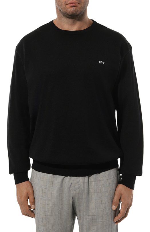 Шерстяной джемпер Paul&Shark C0P1094/FLV/U Чёрный  C0P1094/FLV/U Фото 3