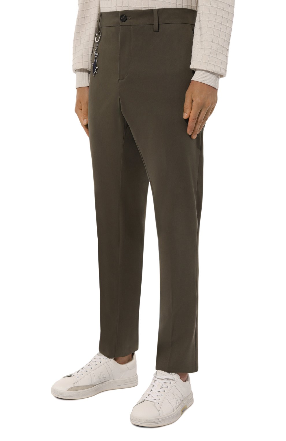 Брюки PAUL&SHARK хаки цвета по цене 32100 руб., арт. 14314040, фото 3 Брюки PAUL&SHARK, арт. 14314040, фото 3