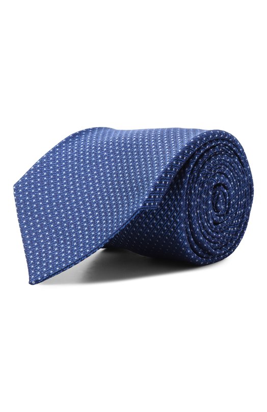 Шелковый галстук Kiton UCRVKLC06L3703 Синий UCRVKLC06L3703