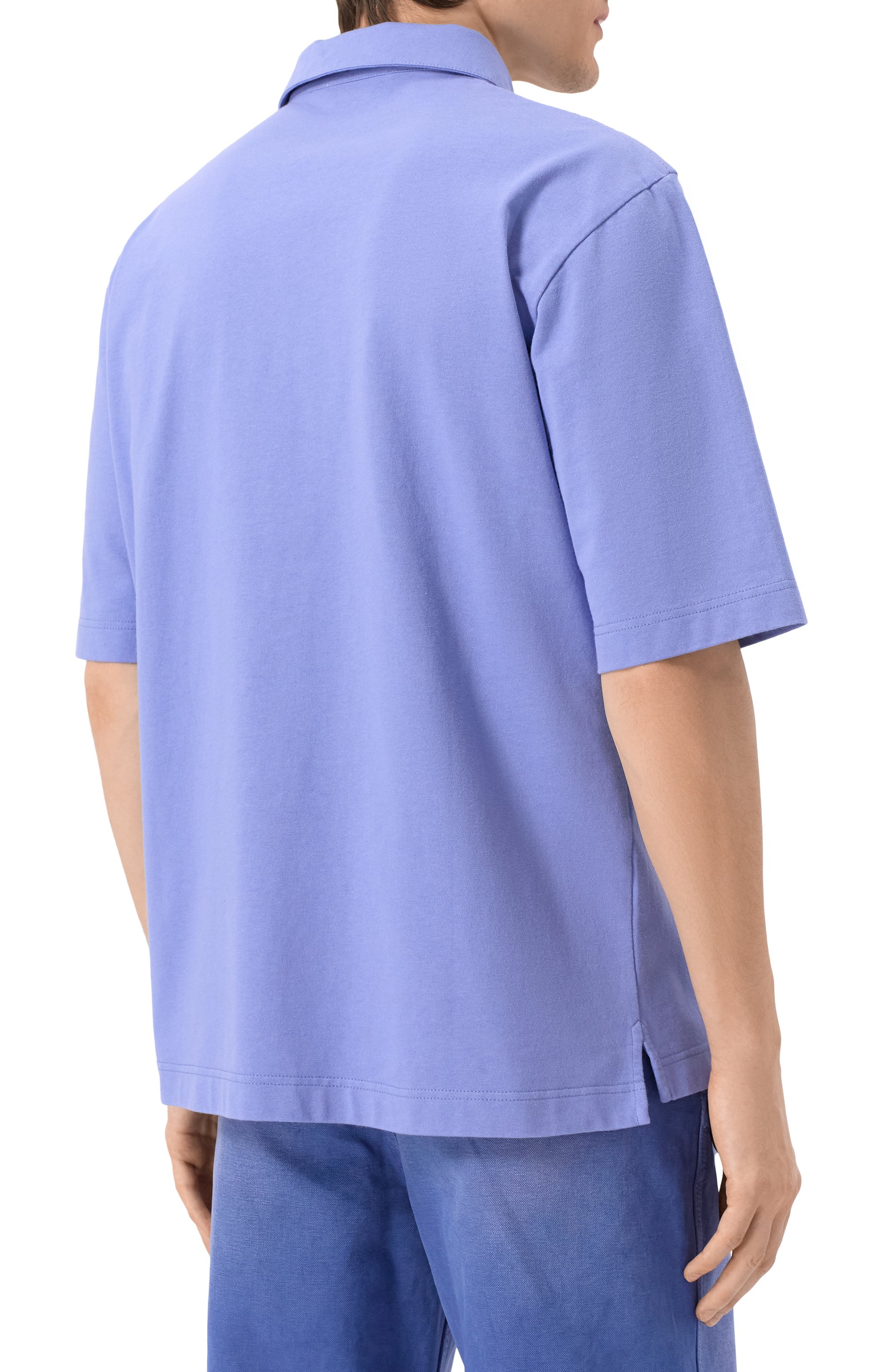 Хлопковое поло MARNI, арт. P0MU0037X0/UTC406, фото 4