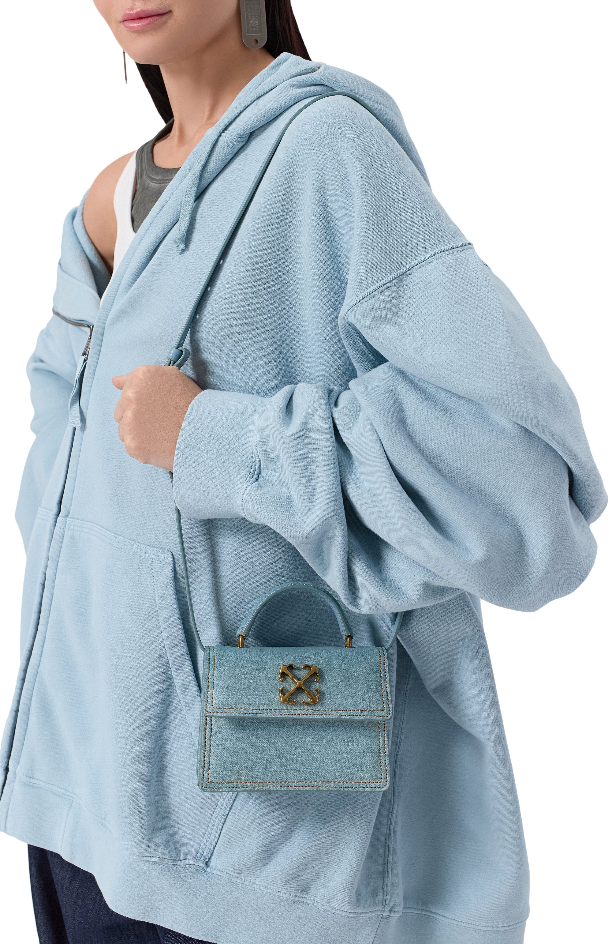 Сумка jitney baby OFF-WHITE, арт. 0WNP063S25LEA0014084, фото 2