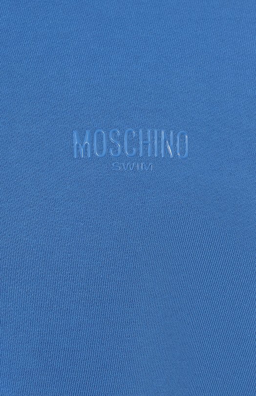 Хлопковая толстовка Moschino A1704/9410 Синий  A1704/9410 Фото 5
