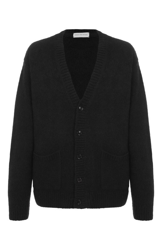Шерстяной кардиган Dries Van Noten 021224-2709-900 Чёрный 021224-2709-900