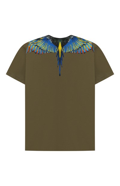 Хлопковая футболка MARCELO BURLON KIDS OF MILAN, арт. CBAA002F21JER008, фото 2