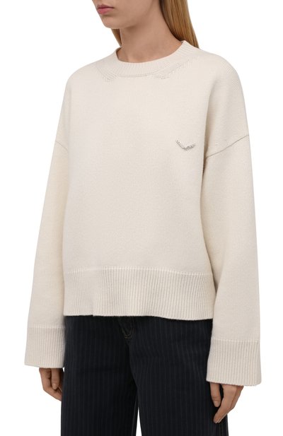 Кашемировый свитер MIU MIU, арт. MML461-1RZ1-F0L86, фото 3