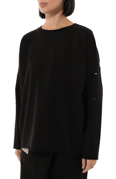 Хлопковый лонгслив MIDGARD PARIS, арт. FA1-SW23-BK, фото 3