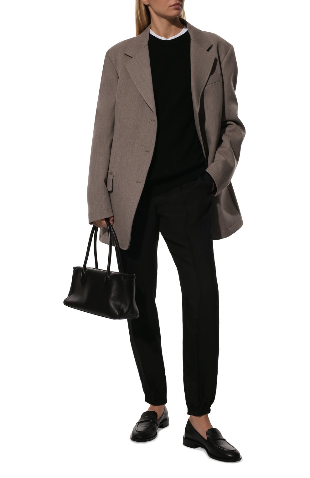 Джоггеры из вискозы и шелка JIL SANDER, арт. J01KA0021-J65003, фото 2