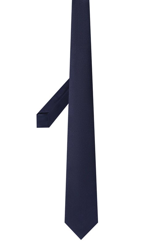 Галстук из шерсти и шелка Zilli CRAV2BM0330VZMG00 Синий  CRAV2BM0330VZMG00 Фото 3