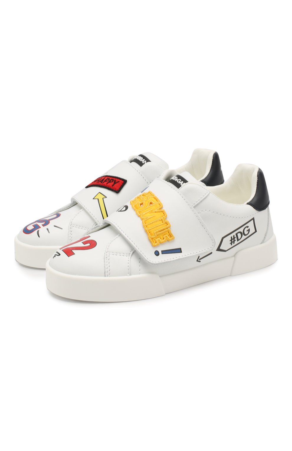 Кожаные кеды DOLCE & GABBANA, арт. DA0760/AN008/29-36, фото 1