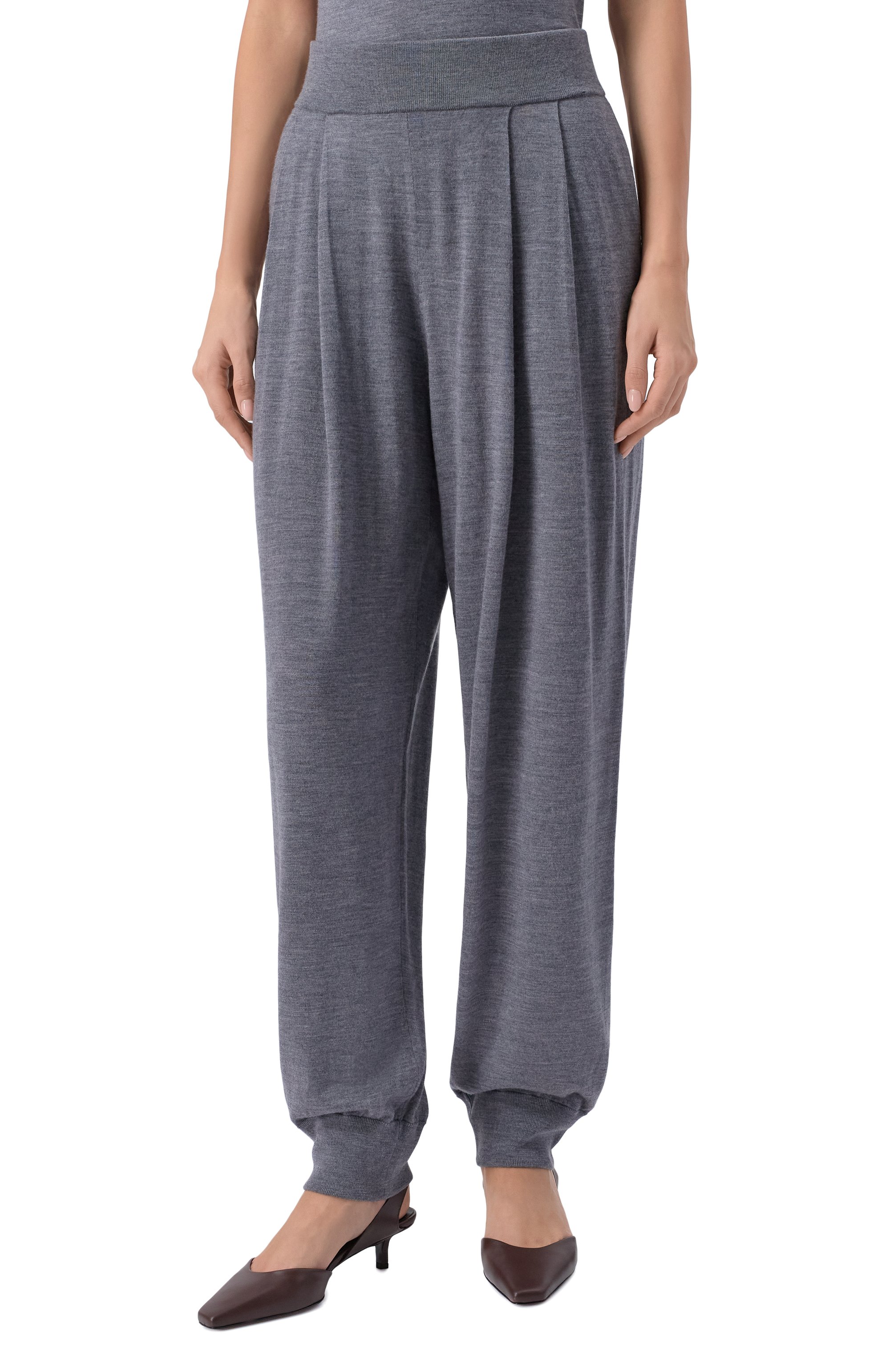 Джоггеры из шерсти и кашемира 12 STOREEZ, арт. 136597, фото 3