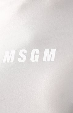 Женская лонгслив MSGM серебряного цвета, арт. 2845MDM02 207231 | Фото 5 (Рукава: Длинные, Короткие; Материал внешний: Синтетический материал; Принт: С принтом; Материал сплава: Проставлено; Женское Кросс-КТ: Футболка-одежда, Лонгслив-одежда; Драгоценные камни: Проставлено; Длина (для топов): Укороченные; Стили: Кэжуэл; Статус проверки: Проверена категория)