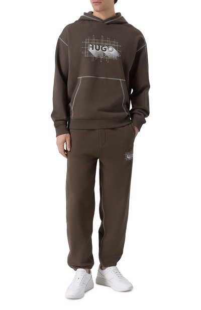 Хлопковое худи HUGO BLUE, арт. 50553506, фото 2