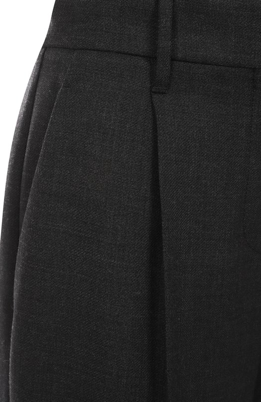 Шерстяные брюки Brunello Cucinelli MP507P8884 Серый  MP507P8884 Фото 6