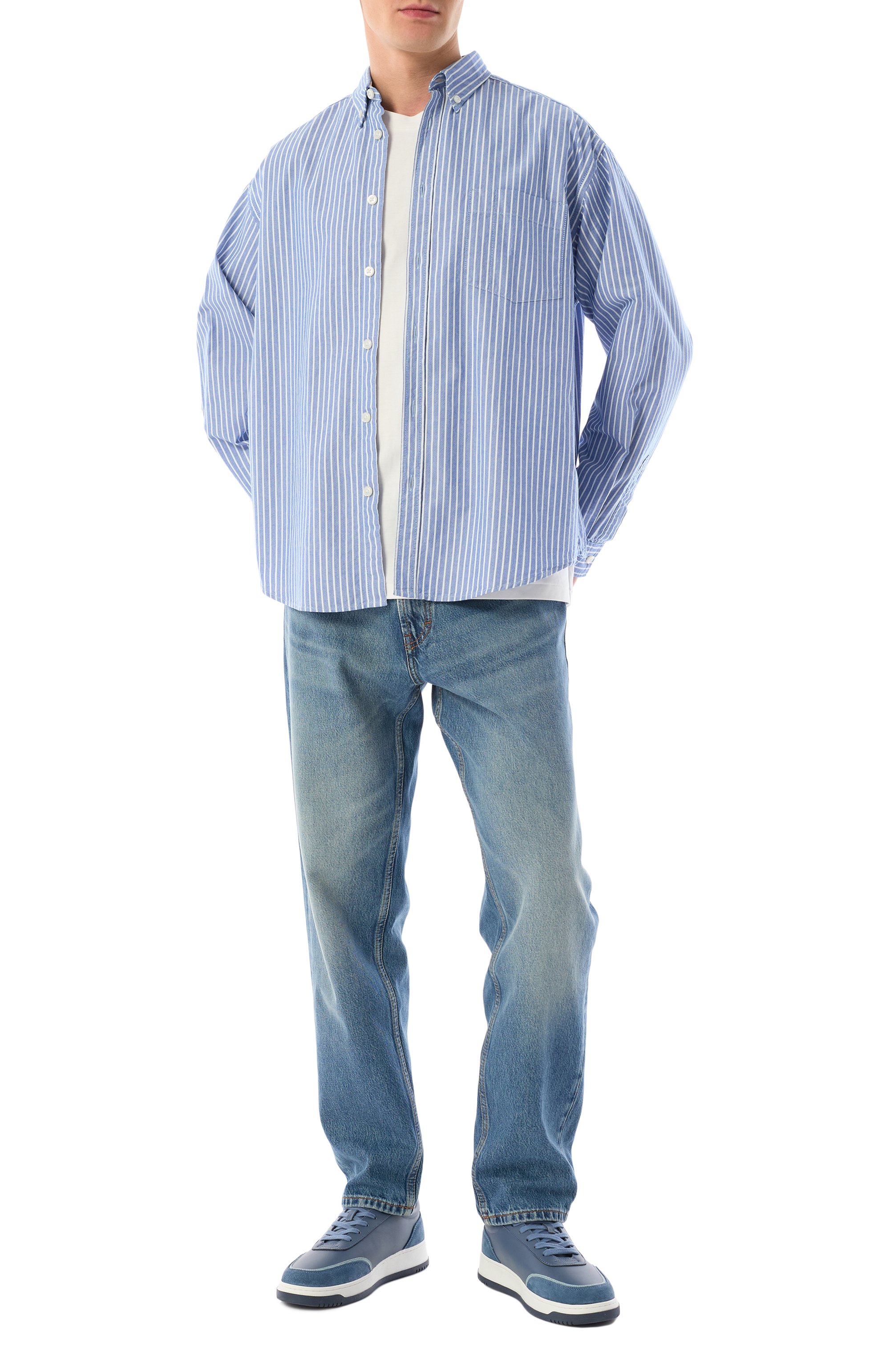 Кожаные кеды club fin PAUL&SHARK, арт. 14318003, фото 2