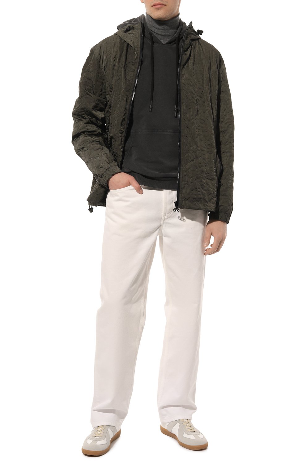 Хлопковое худи RELIGION серого цвета по цене 9555 руб., арт. 12TREW28, фото 2 Хлопковое худи RELIGION, арт. 12TREW28, фото 2