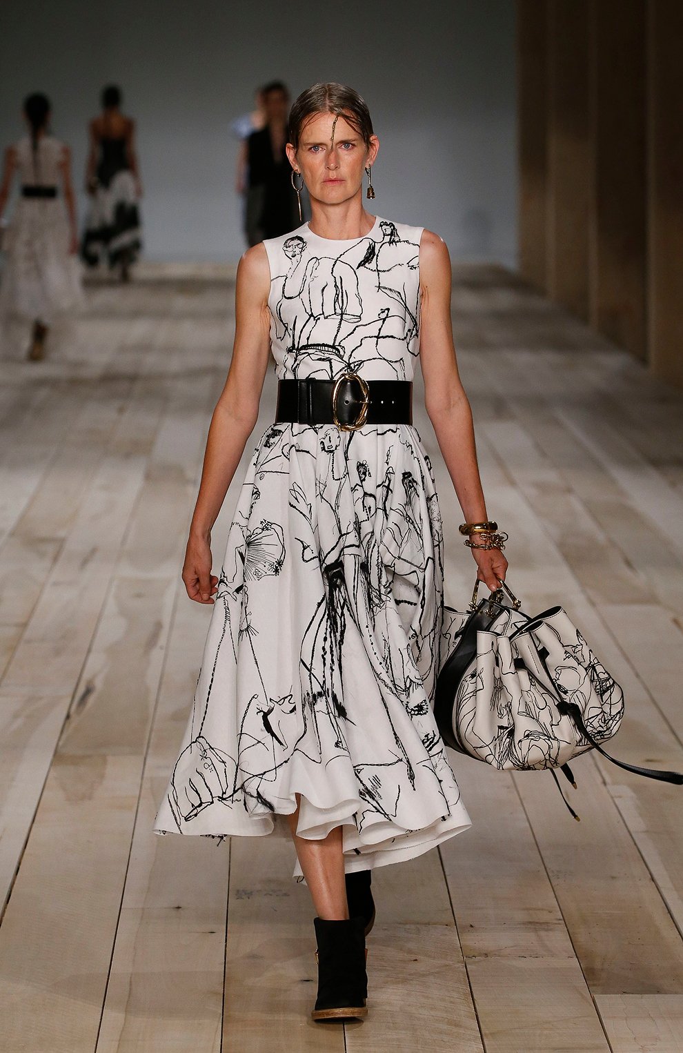 Шелковое платье ALEXANDER MCQUEEN, арт. 621675/QDAAP, фото 6