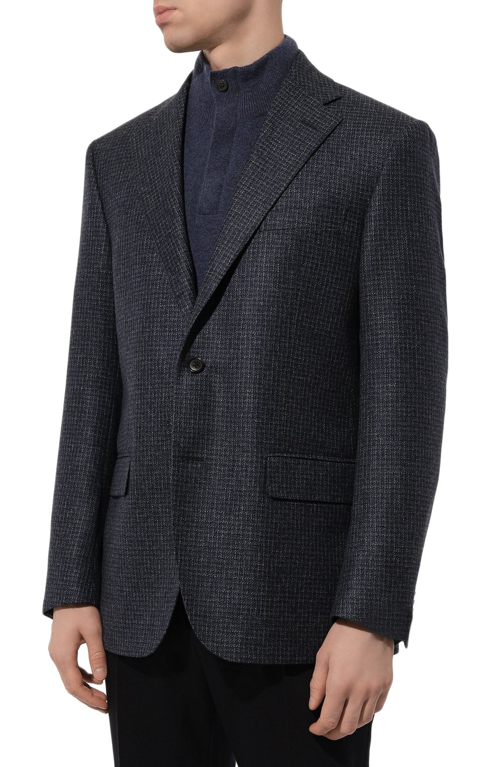 Шерстяной пиджак CORNELIANI, арт. 946008-9416327, фото 4