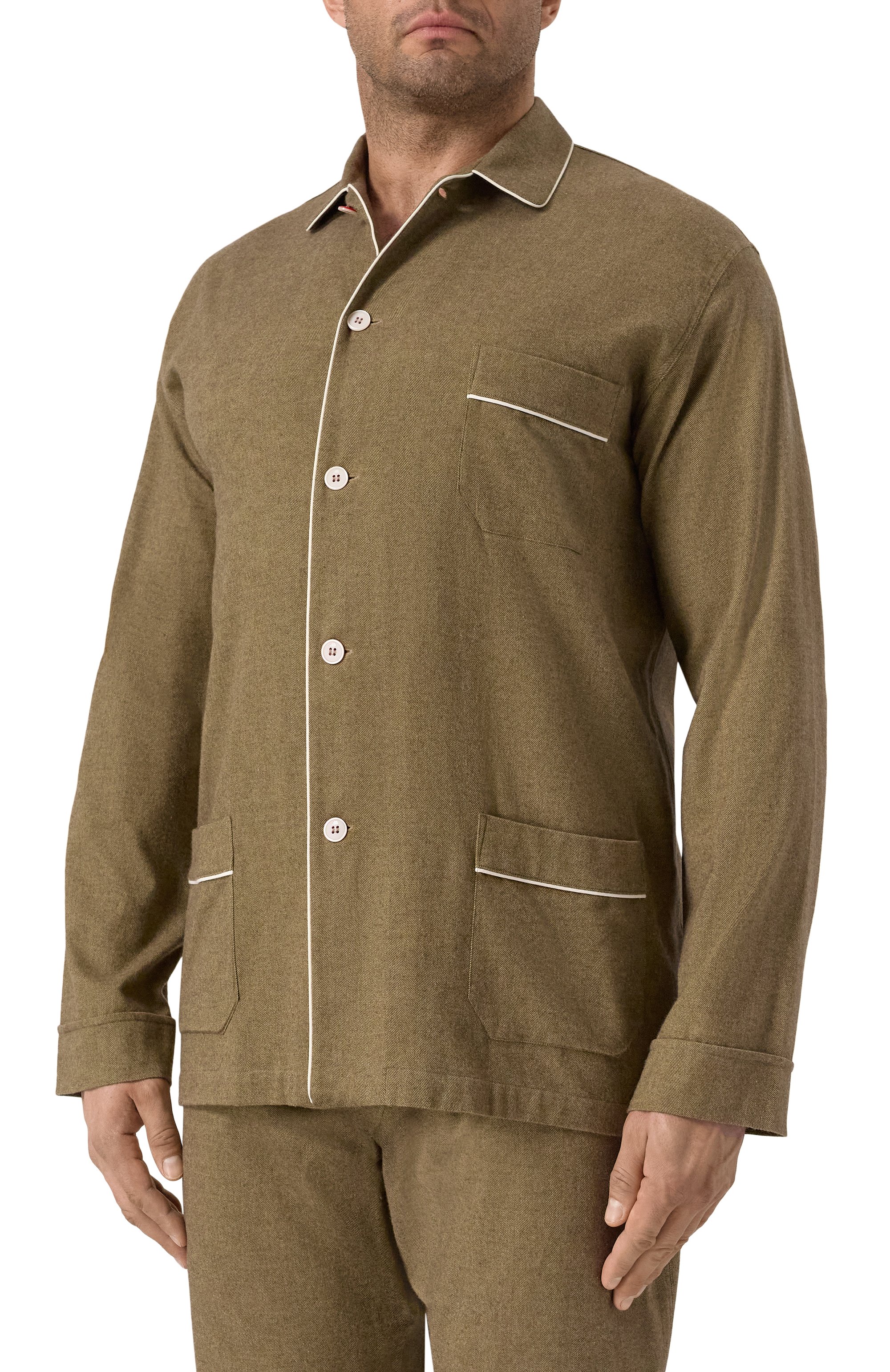 Хлопковая рубашка ROBERTO RICETTI, арт. PIGIAMA VENEZIA/LX3339_1, фото 3