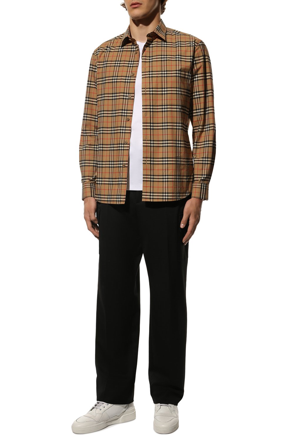 Хлопковая рубашка BURBERRY, арт. 8020966, фото 2