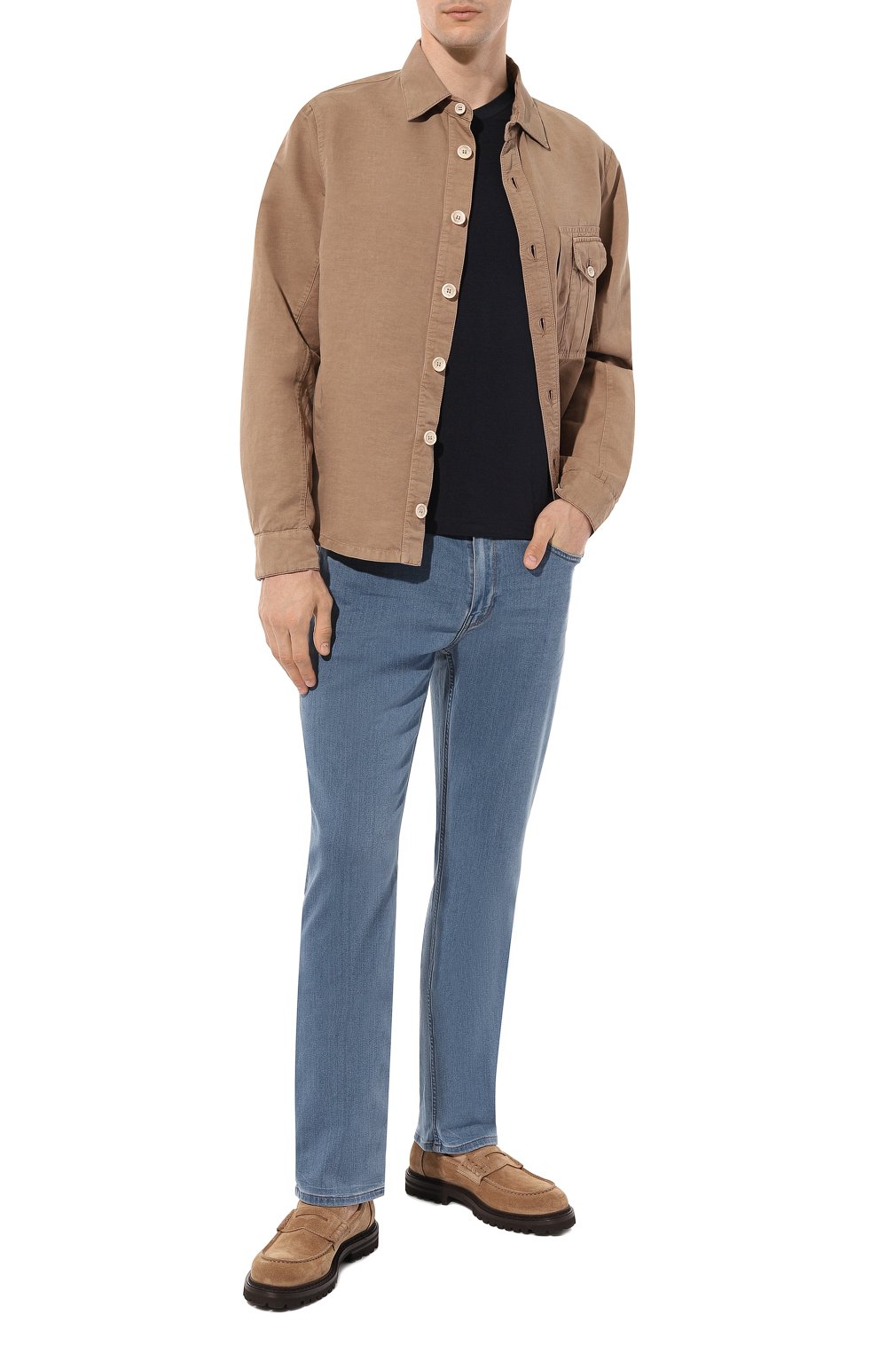 Куртка-рубашка изо льна и хлопка BRUNELLO CUCINELLI, арт. M291DB6220, фото 2