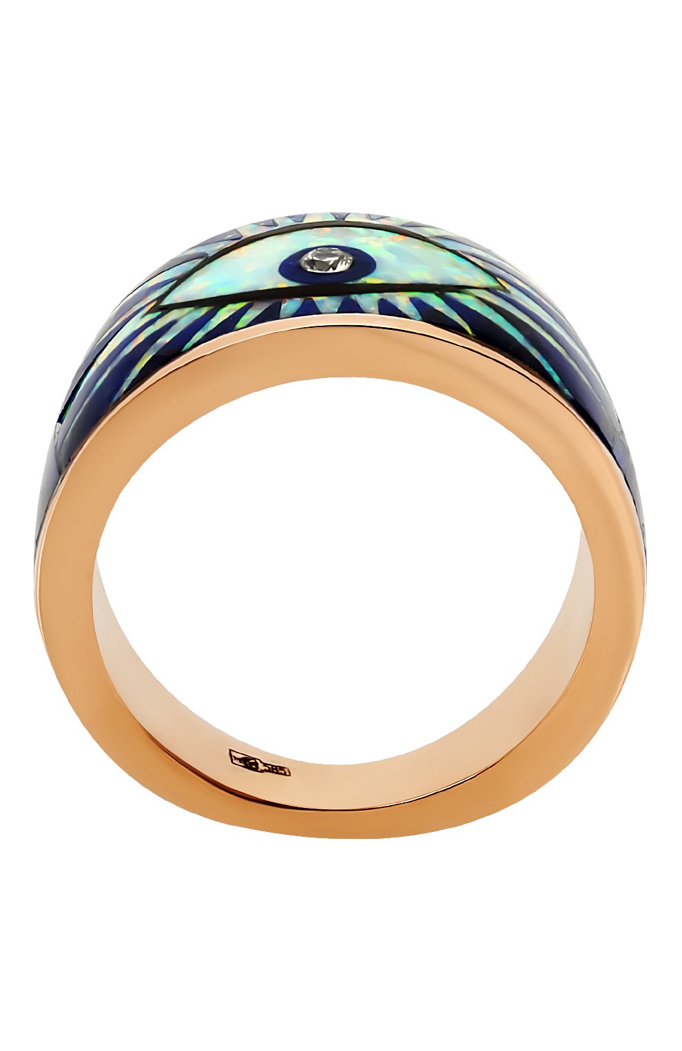 Кольцо JACQUIE AICHE бесцветного цвета по цене 787750 руб., арт. 2012054, фото 3 Кольцо JACQUIE AICHE, арт. 2012054, фото 3