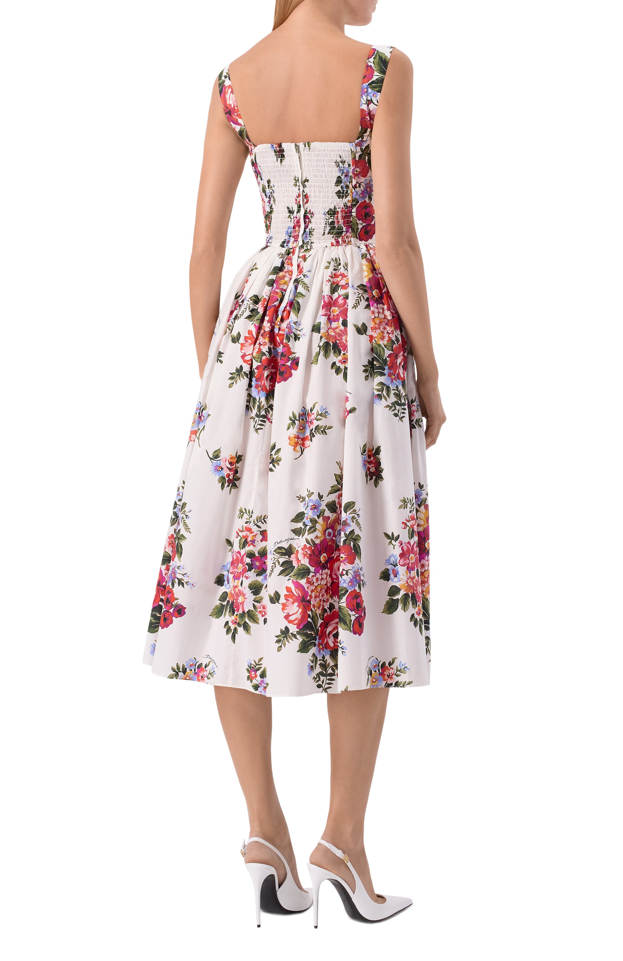 Хлопковое платье DOLCE & GABBANA, арт. F6TTGT/HS5UU, фото 3